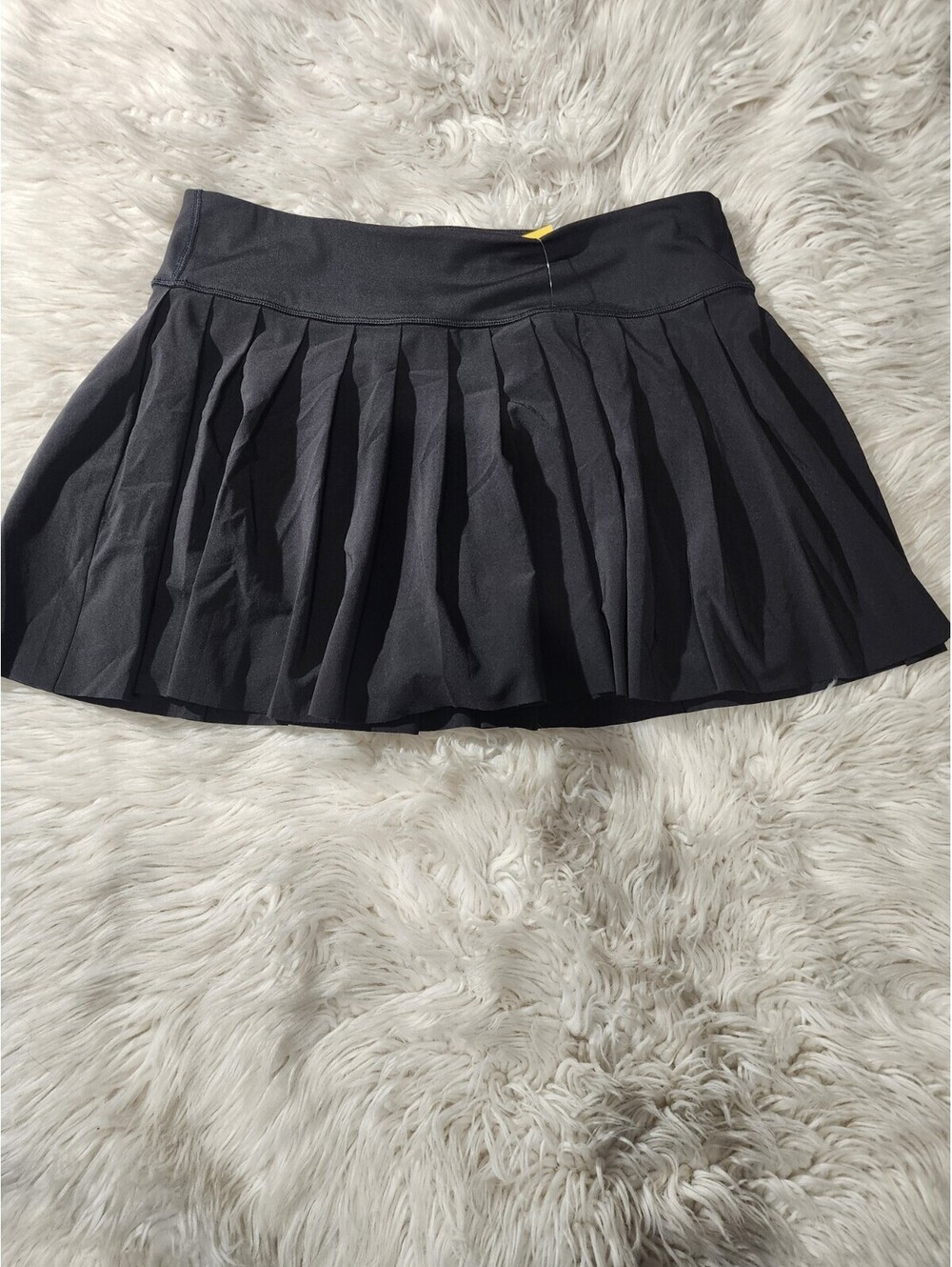Athleta Short Skirt Size L Negro VIETNAM 86% POLYESTER 14 %SPANDEX Levitate